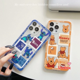 เคสโทรศัพท์มือถือแบบนิ่ม ใส ลายการ์ตูนหมีพูห์ สําหรับ Samsung Galaxy A13 4G A23 A33 A53 A73 5G A11 M11 M32 M23 A72 A52 A52S A22 A32 A12 M12 4G 5G