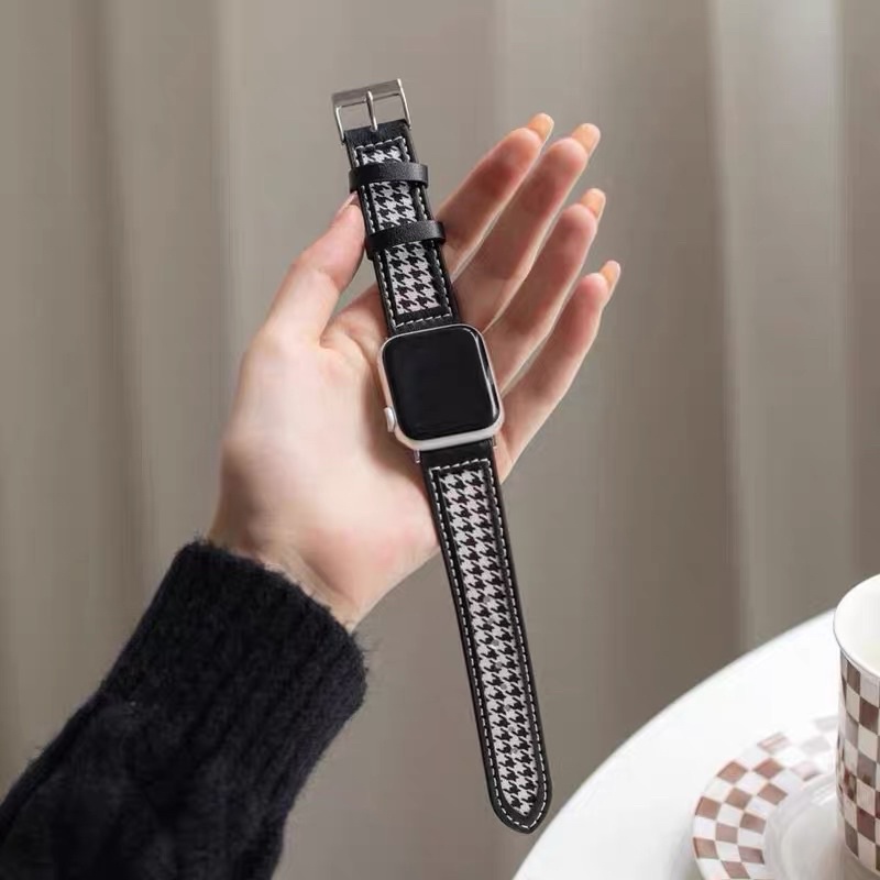 สายนาฬิกา smart Watch series10 9 8 7 Se 6 5 4 3 2 1 สายหนังงานดี พร้อมส่ง สาย yolo สายมาใหม่ลายๆๆ ขนาด38/40/41/42(S10)mm