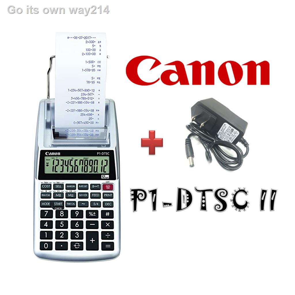 ✔✲❂เครื่องคิดเลขปริ้นกระดาษ​ CANON​ P1-DTSC​ II​ หน้าจอแสดง​ 12 หลัก​จัดส่งที่รวดเร็ว