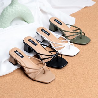 Pluvia AMIRA Sepatu Heels Wanita Sandal Hak Tahu 5 Cm