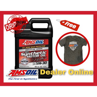 Amsoil Signature Series SAE 5w-30 น้ำมันเครื่องสังเคราะห์แท้ 100%