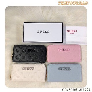 กระเป๋าสตางค์ GUESS WOMENS LONG WALLET กระเป๋าสตางค์ใบยาว ของแท้100 %