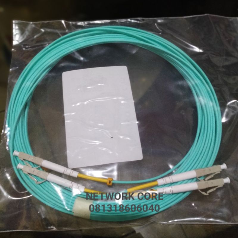 สายแพทช์ 10 ม. LC Upc - LC Upc Multimode OM4 Patchcord Fiber Optic LC-LC Core Duplex