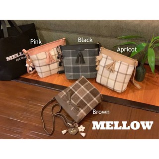 Mellow Cozy Mini Tote Bag (ML518) โปร ซื้อ1ใบ แถม1ใบ  Code:B7D120565 แบรนด์แท้ 100% งาน Outlet