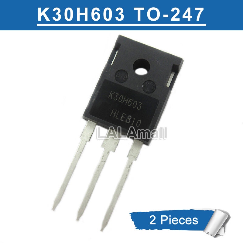 IKW30N60H3 2 ชิ้น TO-247 TO247 K30H603 30H603 IKW30N60 30N60H3 600 V/30A IGBT ทรานซิสเตอร์ยี่ห้อ New