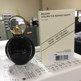 Bvlgari goldea the roman night edp  ขนาด 75 ml กล่องเทสเตอร์