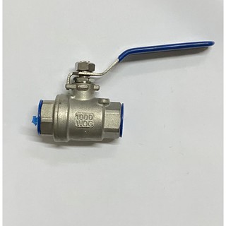 บอลวาล์ว 2 ตอน(2PC) สแตนเลส  316 ขนาด 1/4-1.1/2(Stainless Ball Valve)