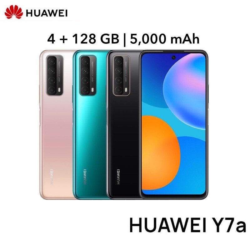 Huawei Y7a [4+128GB] ผ่อน0% เครื่องศูนย์ไทยแท้ รับประกัน10เดือน
