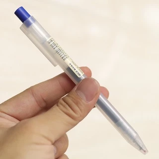 ปากกาเจล MUJl Knock Pressed สีดํา น้ําเงิน แดง ญี่ปุ่น