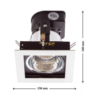 Downlight E27 โคมดาวไลท์ฝังฝ้าE27 TSP-1107