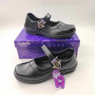 Chappy รุ่น TP289 รองเท้านักเรียน สีดำ Size 34-43 คาแรคเตอร์โพนี่ PONY สุดน่ารัก