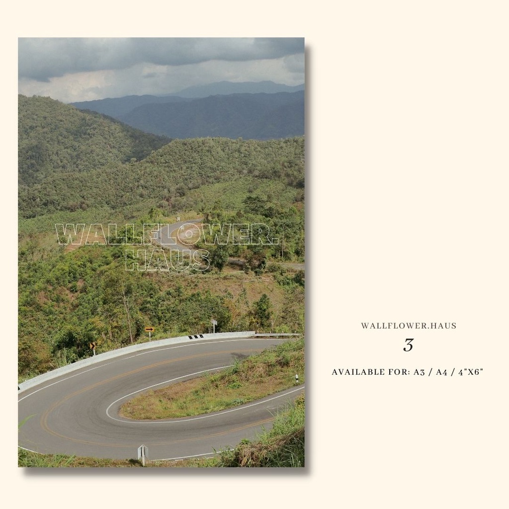 โปสเตอร์ โปสการ์ดแต่งห้อง A3/A4/4”x6” “NN03-3" แต่งห้องโทนธรรมชาติ คุณภาพดี - wallflower.haus