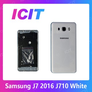 Samsung J7 2016/J710 อะไหล่บอดี้ เคสกลางพร้อมฝาหลัง Body For Samsung j7 2016/j710 อะไหล่มือถือ ICIT 2020