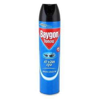 อุปกรณ์กำจัดแมลงและสัตว์รบกวน สเปรย์กำจัดยุง BAYGON เหลือง 600 มล.