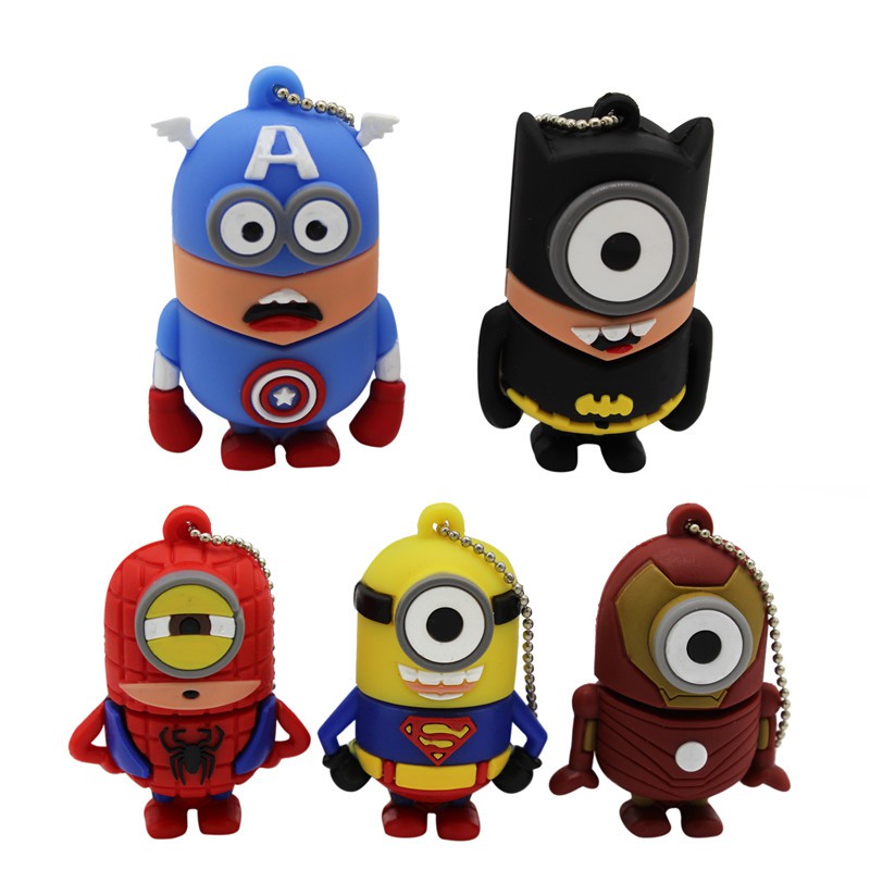 ซูเปอร์ฮีโร่ความเร็วสูง Avengers 2TB 8GB 16GB 32GB 64GB 128GB USB 3.0 แฟลชไดรฟ์ไดรฟ์ USB สากล