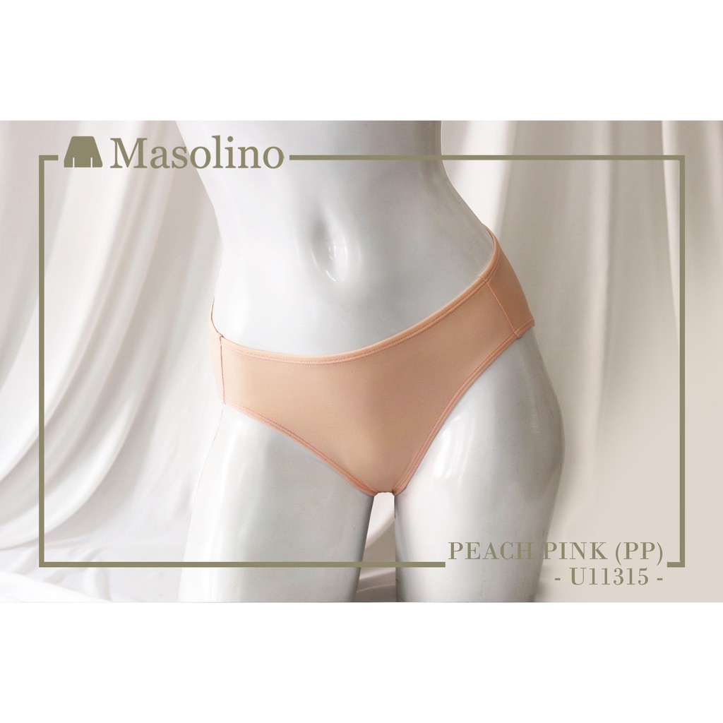 SALE กางเกงในรูปแบบบิกินี U11315 Masolino (มาโซลิโน่) ผ้าไมโคร สวมใส่สบาย คุณภาพเท่าแบรนด์ชั้นนำ