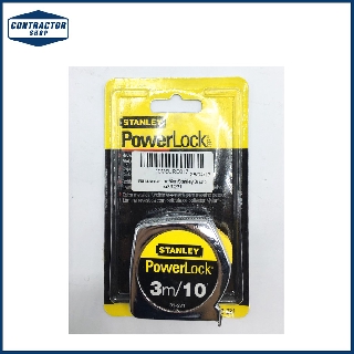 STANLEY สแตนเล่ย์ ตลับเมตร ขนาด 3 เมตร พาวเวอร์ ล็อค Power Lock  รุ่น 33-231