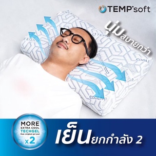 CHERISH TEMPSoft หมอนเพื่อสุขภาพ ผสานแผ่นเจลเย็น หมอนเจลเย็นเมมโมรี่โฟม รุ่นใหม่ล่าสุด