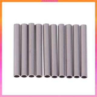 10 Pieces Silver Stainless Steel Tubes Watch Band Strap Tube Accessory 20mm