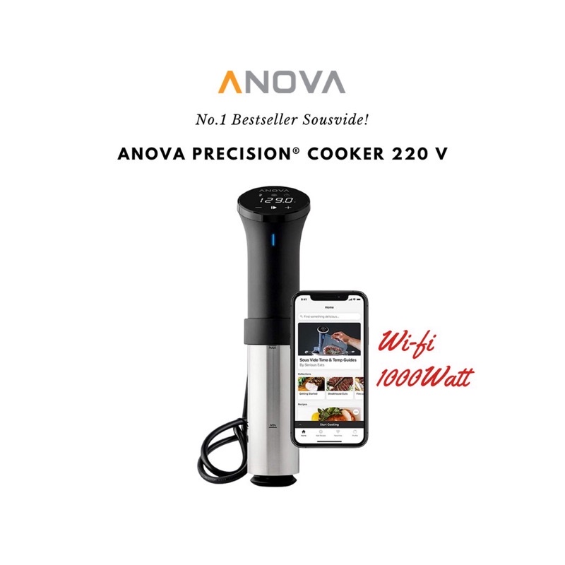 Anova Precision® Cooker Sous Vide 3.0 และ PRO - 220V ไฟไทย ปลั๊ก UK ประกัน 1 ปี + After Service เครื่องซูวี่