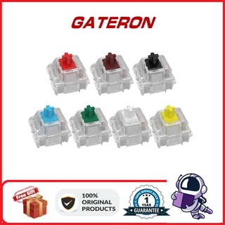 Gateron KS-9 สวิตช์คีย์บอร์ด สีดํา สีฟ้า