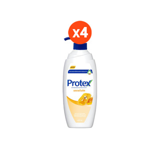 [ส่งฟรี ขั้นต่ำ 200.-] Protex โพรเทคส์ พรอพโพลิส 450 มล. ขวดปั๊ม รวม 4 ขวด ช่วยชำระล้างสิ่งสกปรก (ครีมอาบน้ำ)