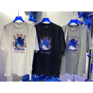 เสื้อยืดใหม่เสื้อยืดแขนสั้น Ader ERROR Big Fox Head  สำหรับผู้ชายและผู้หญิงS-3XL