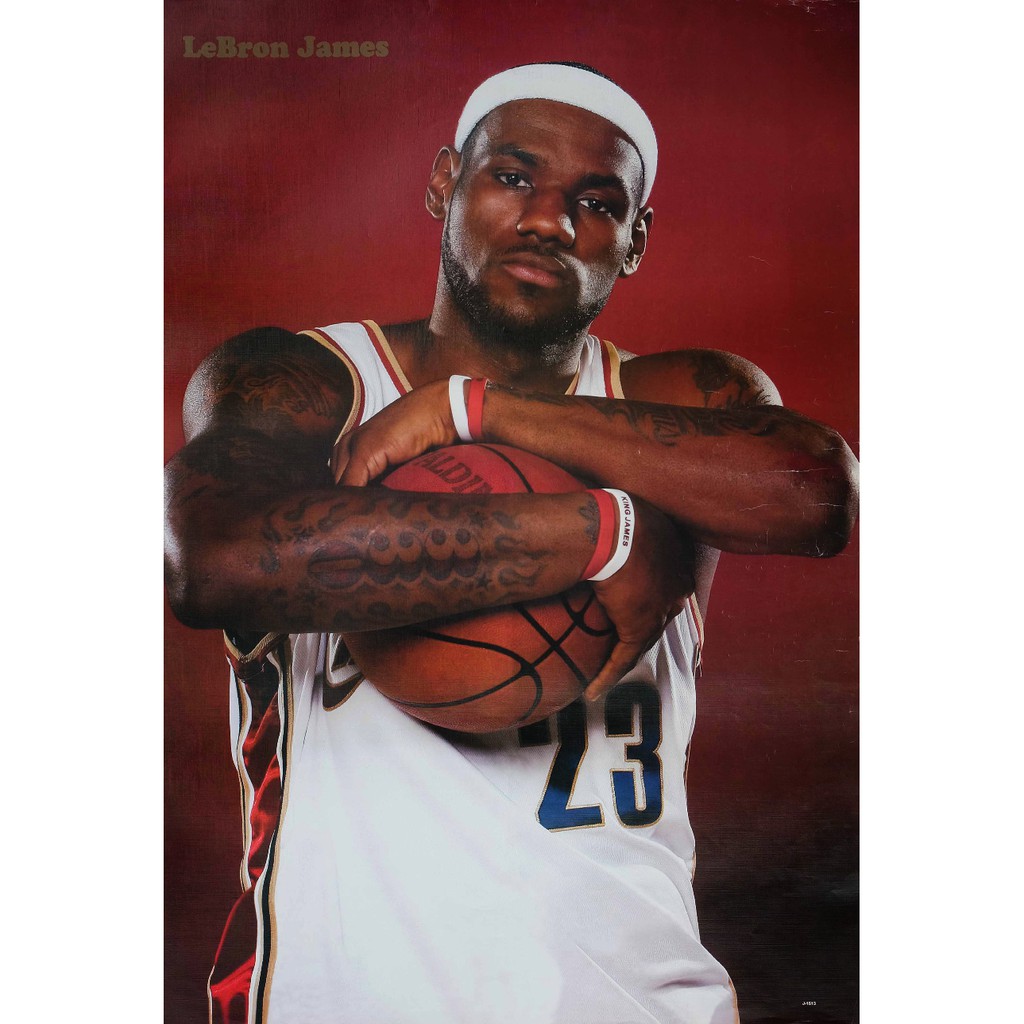 โปสเตอร์ รูปถ่าย นักกีฬา บาส เลอบรอน เจมส์ Lebron James 2003 Poster 24”X35”  Inch Photo Basketball Cavaliers Nba V2 | Shopee Thailand