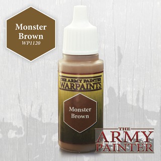 🔥มีของพร้อมส่ง🔥Army Painter Monster Brown AP-WP1120 สีทาโมเดล สีอะคริลิค สูตรน้ำ มีของพร้อมส่ง แถมฟรี Mixing ball 1 ลูก