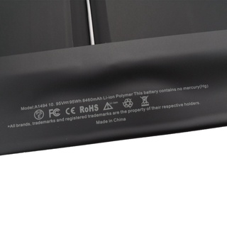 A1494 Laptop Battery For Apple Macbook Pro Retina A1398 15 inch ME293 ME294 Late 2013 Mid 2014 EMC 2674 2745 2876 2881 A #3