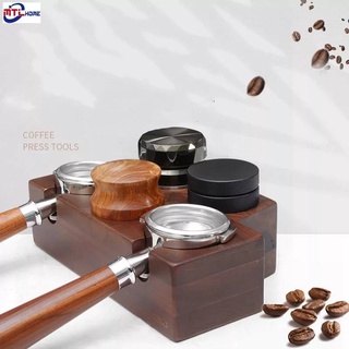 แท่นไม้วางด้ามชง​ 2IN1.ที่วางแทมเปอร์ไม้ Coffee Tampers ที่วางแทมเปอร์ -สินค้าพรีออเดอร์-