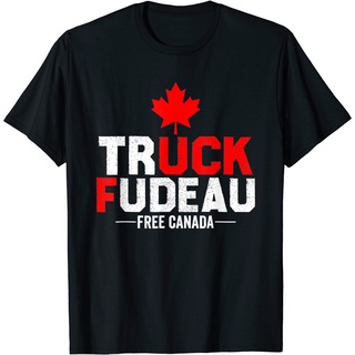 เสื้อยืด พิมพ์ลายธง Lets Go Truck You Trudeaucanada 2022