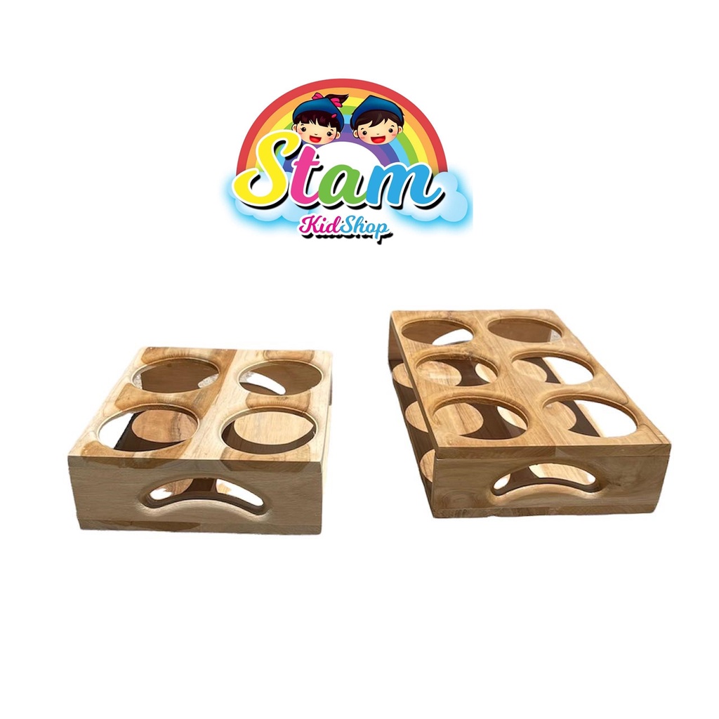 บล็อคใส่แก้ว หลุมใส่แก้ว 4 หลุม 6 หลุม - รูปที่ 3