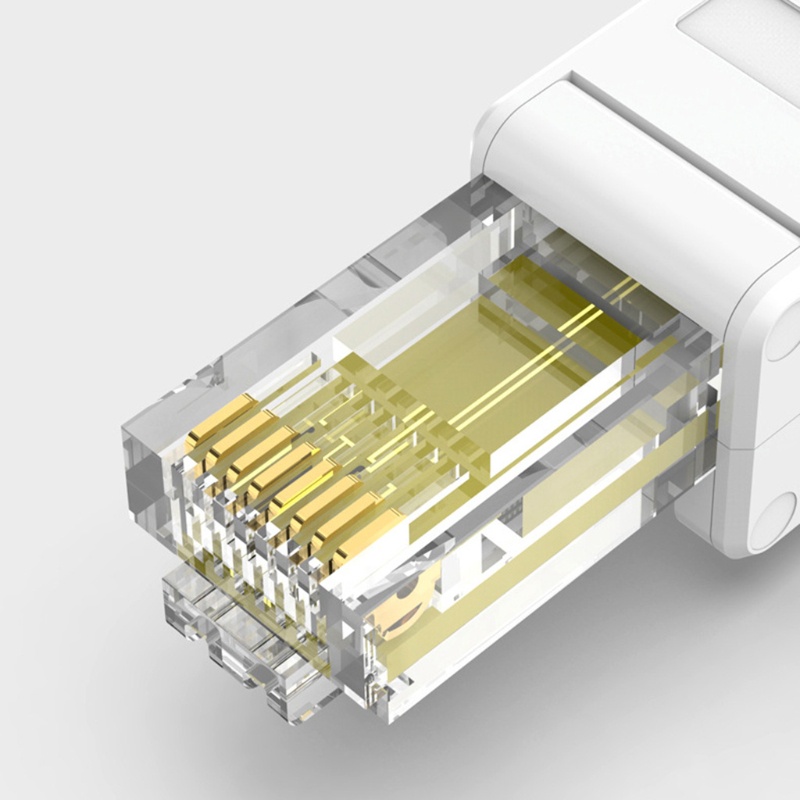 Mojito RJ-45 TOOL-LESS โมดูลาร์ปั๊ก 8 ตําแหน่ง 8 ตัวนํา ไม่มีตัวเชื่อมต่อ CAT6 #8