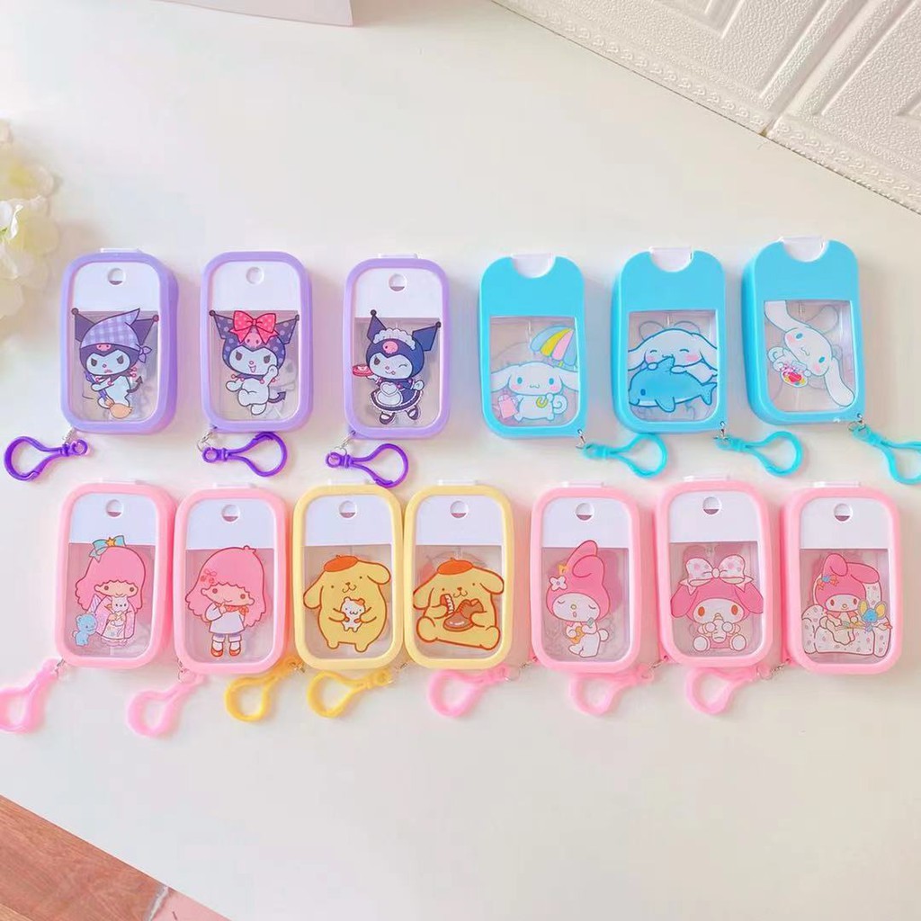【FuHua Shop】‼️พร้อมส่ง‼️ขวดสเปรย์การ์ด+เคสพร้อมที่ห้อย 50mlขวดสเปรย์แอลกอฮอล์เปิด-ปิดเติมน้ำได้สะดวกกดเลือกลายได้เลย