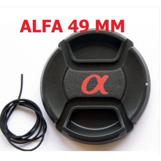 ฝาปิดหน้าเลนย์ LENS CAP SONY ALFA 49MM