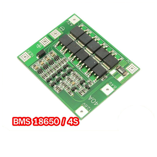 โมดูล BMS ชาร์ตถ่าน 18650 ขนาด 4 ก้อน 4S Lithium Battery Charger Module วงจร ชาร์จแบต ลิเทียม Li-on