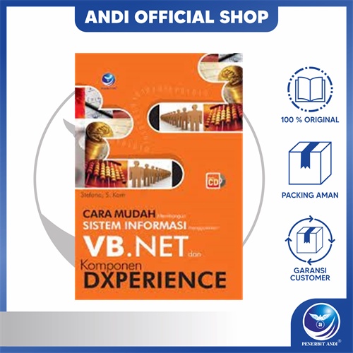 Andi สํานักพิมพ์ - Easy Ways เพื่อสร้างระบบข้อมูลโดยใช้ VB NET และส่วนประกอบ DXPERIENCE+cd - Stefano