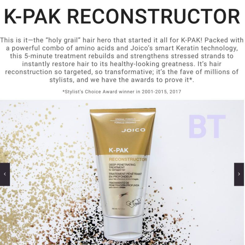 Joico Step3 ไม่แถมหัมปั๊ม Joico K-Pak Deep-Penetrating Reconstructor 1000ml.จอยโก้ เคแพค Joico kpak - รูปที่ 5
