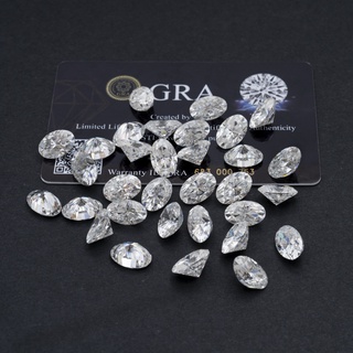 Small Oval Cut Moissanite เพชร G/VVS สีขาว ทรงวงรี ตัดโมอิส สําหรับทําเครื่องประดับ