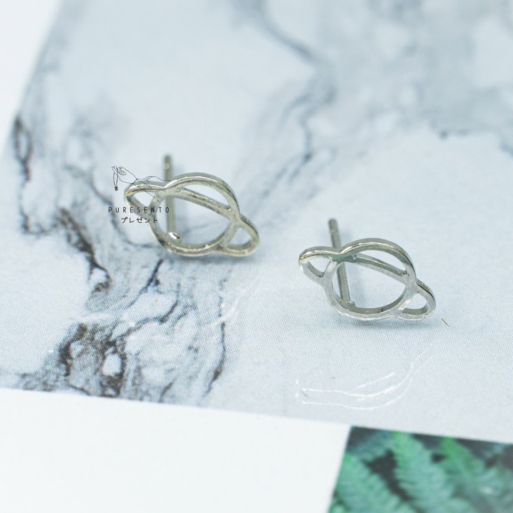 ต่างหูเงินแท้92.5% พร้อมส่ง ต่างหูเงินแท้92.5% 🪐ลายอวกาศ🪐