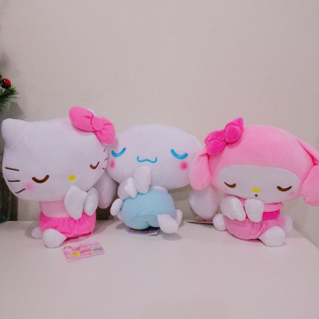 ตุ๊กตา Sario ลิขสิทธิ์แท้ญี่ปุ่น คิตตี้ มายเมโลดี้ ชินเนม่อน kitty mymelody Cinnamon