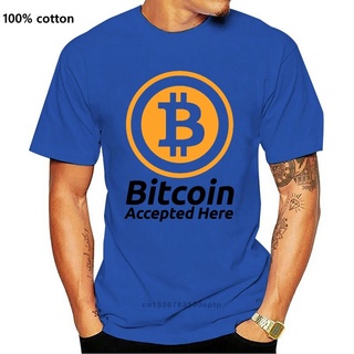 T-shirt  เสื้อยืดคอกลม ผ้าฝ้าย 100% พิมพ์ลาย Peter Coin Here Accept Encrypted Currency แฟชั่นฤดูร้อน สําหรับผู้ชายS-5XL