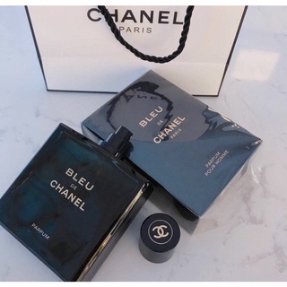 น้ำหอม Bleu de Chanel Parfum 100 ml. *กล่องขาย* 【ของแท้ 100 % 】ส่งฟรี 📦🛵🚚📦🛵🚚