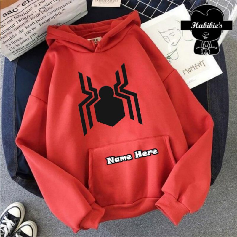 Black Spiderman Marvel No Way Home 168 เสื้อแจ็คเก็ตมีฮู้ดเด็กผู้ชาย - Habibies