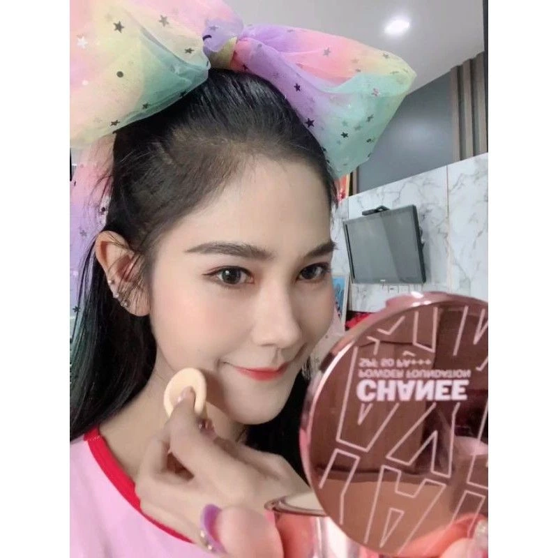 Chanee แป้งชานี แป้งพัฟ คุมมัน ปกปิดขั้นเทพ [มีของแถม‼️]