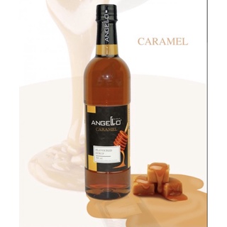 Angello Caramel Syrup น้ำเชื่อมกลิ่นคาราเมล 750 ml.