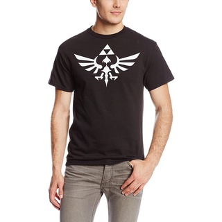 เสื้อยืดวินเทจ100%cotton เสื้อ ยืด ผ้า มัด ย้อม Nintendo Mens Triumphant Triforce T-Shirt men เสื้อ ยืด ผู้ชาย คอกลม โอ