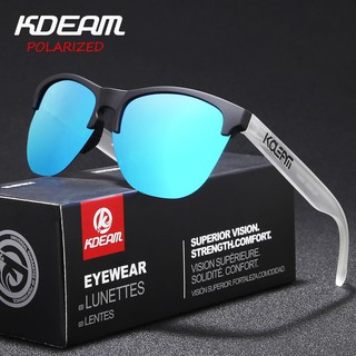 KDEAM แว่นตากันแดด Polarized สะท้อนแสง สไตล์กีฬา สำหรับผู้ชายและผู้หญิง UV400