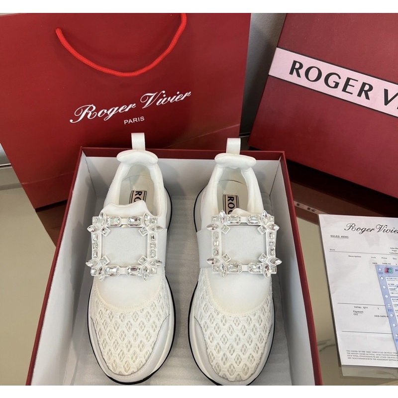 code s506 รอง SNEAKER ROGER VIVIER รุ่น RUN STRASS BUCKLE ...